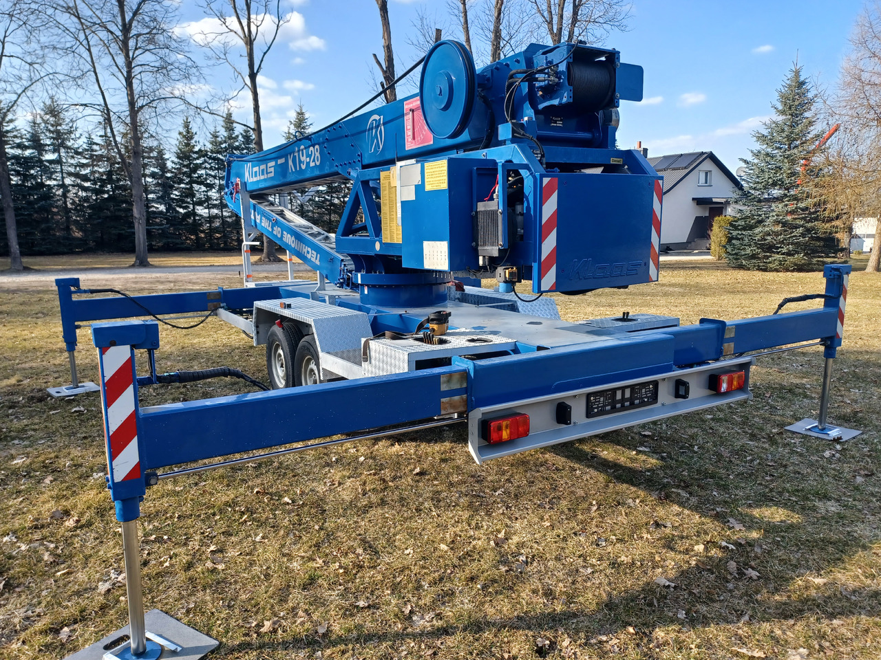 Klaas K19-28 - 移动式起重机, 全挂车:图2 Klaas K19-28 - 移动式起重机, 全挂车:图2