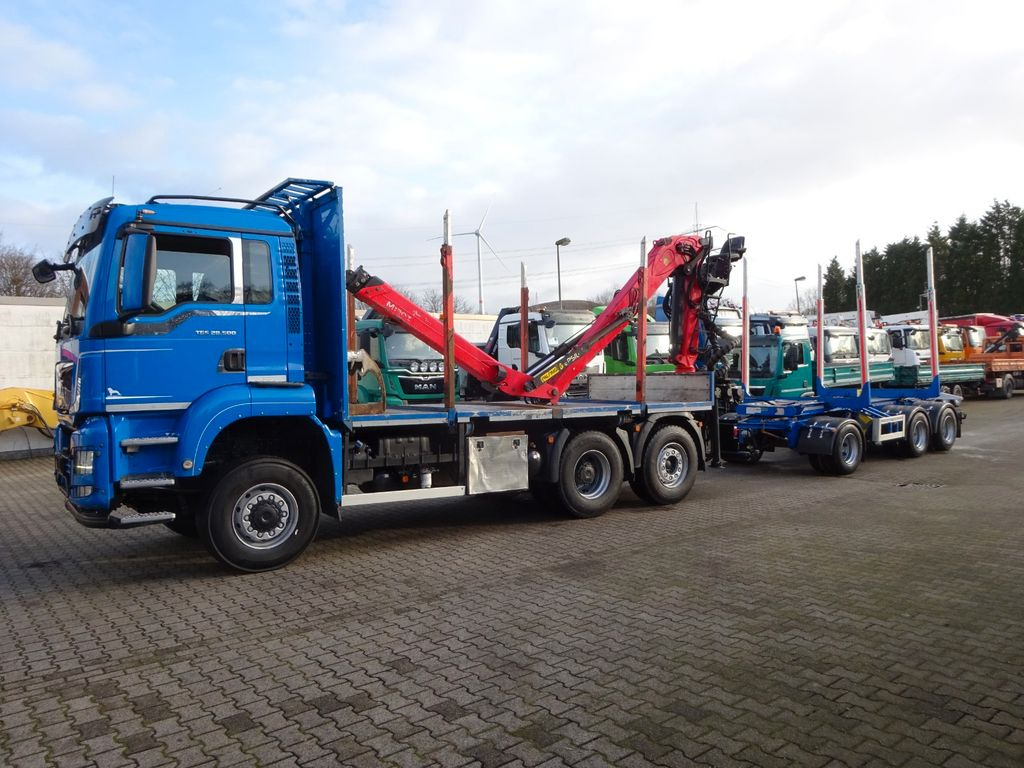 MAN 28.500 TGS mit EPSILON-Kran+Achleitner Anhänger MAN 28.500 TGS Allrad. HOLZZUG EPSILON-Kran GREIFER - 木材运输车, 起重车:图3 MAN 28.500 TGS mit EPSILON-Kran+Achleitner Anhänger MAN 28.500 TGS Allrad. HOLZZUG EPSILON-Kran GREIFER - 木材运输车, 起重车:图3