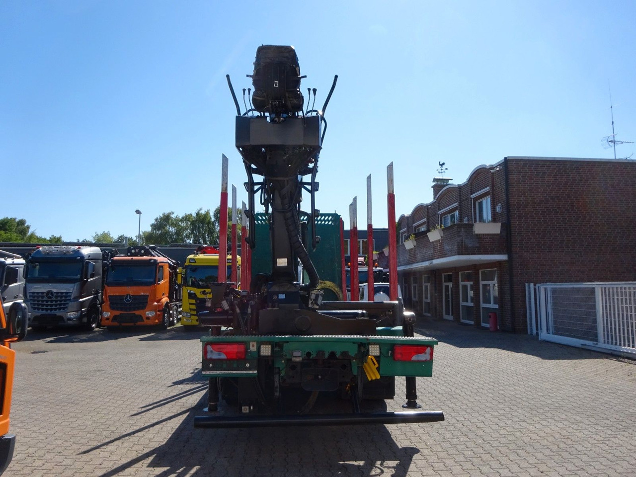 MAN 33.560 TGX mit TAJFUN L150Z Holzladekran 6x4 - 木材运输车, 起重车:图5 MAN 33.560 TGX mit TAJFUN L150Z Holzladekran 6x4 - 木材运输车, 起重车:图5