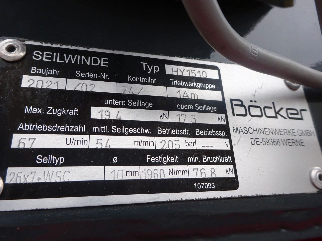 新的 起重车 MAN 8.180  TGL + Böcker AK 32 Meter Dachdeckerkran：图11