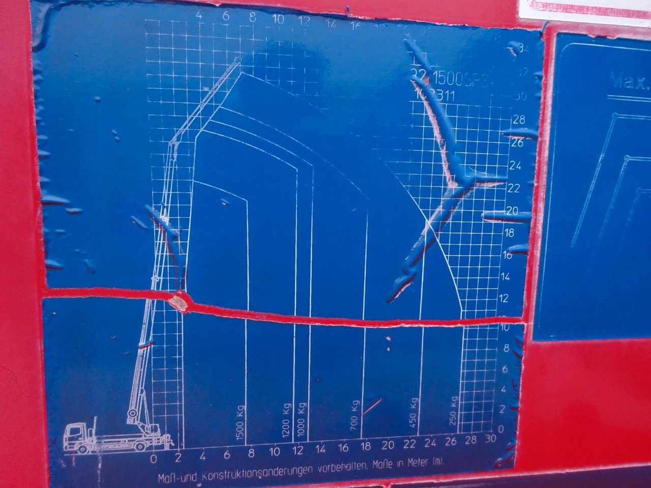 新的 起重车 MAN 8.180  TGL + Böcker AK 32 Meter Dachdeckerkran：图13