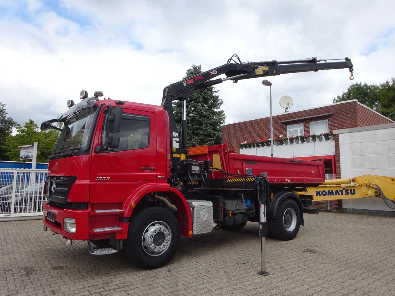 Mercedes-Benz 1833 Axor Meiller 3Skipper +HIAB 111 HIDUO +Funk - 翻斗车, 起重车:图4 Mercedes-Benz 1833 Axor Meiller 3Skipper +HIAB 111 HIDUO +Funk - 翻斗车, 起重车:图4