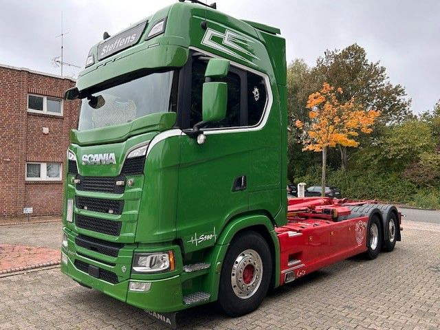 Scania S580 V8 MEILLER Abroller  mit Lift+Lenkachse 6x2 - 吊钩升降车:图1 Scania S580 V8 MEILLER Abroller  mit Lift+Lenkachse 6x2 - 吊钩升降车:图1