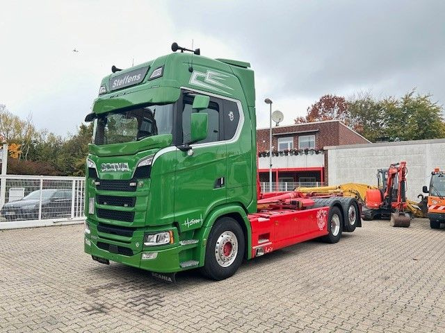 Scania S580 V8 MEILLER Abroller  mit Lift+Lenkachse 6x2 - 吊钩升降车:图3 Scania S580 V8 MEILLER Abroller  mit Lift+Lenkachse 6x2 - 吊钩升降车:图3