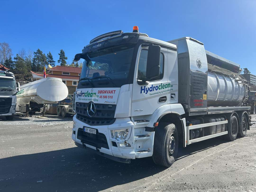 2019 Kombibil MERCEDES-BENZ AROCS 2543 KDIR EU-godkjent Euroklasse 6T - 真空车:图1 2019 Kombibil MERCEDES-BENZ AROCS 2543 KDIR EU-godkjent Euroklasse 6T - 真空车:图1