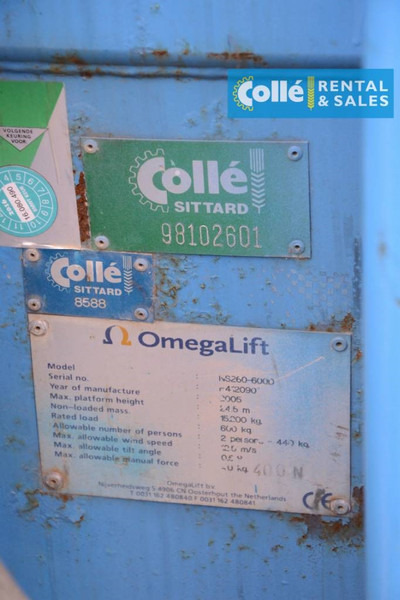 Omega NS260 | 2007 - 剪式升降机:图5 Omega NS260 | 2007 - 剪式升降机:图5