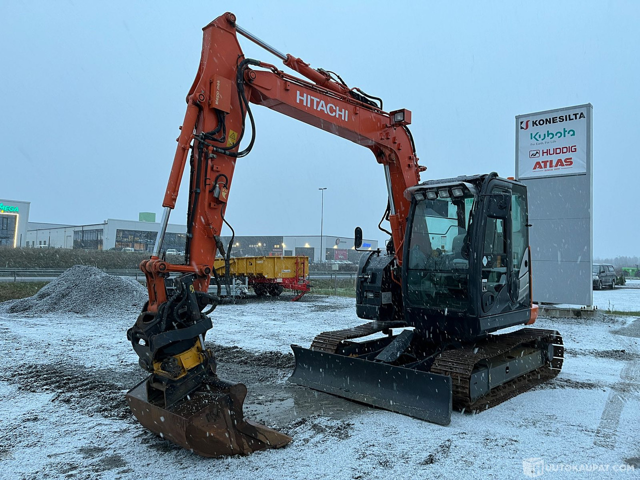 Hitachi ZX85US-5, vm. 2014, 3 kauhaa, Pirkkala - 小型挖掘机:图4 Hitachi ZX85US-5, vm. 2014, 3 kauhaa, Pirkkala - 小型挖掘机:图4