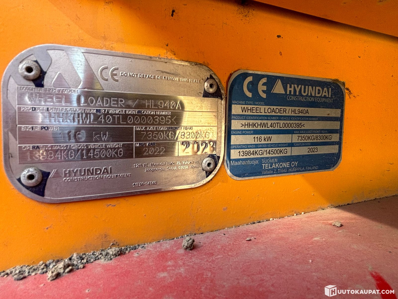 轮式装载机 Hyundai HL 940 wheel loader 2023 — released from demo use., Kempele：图29