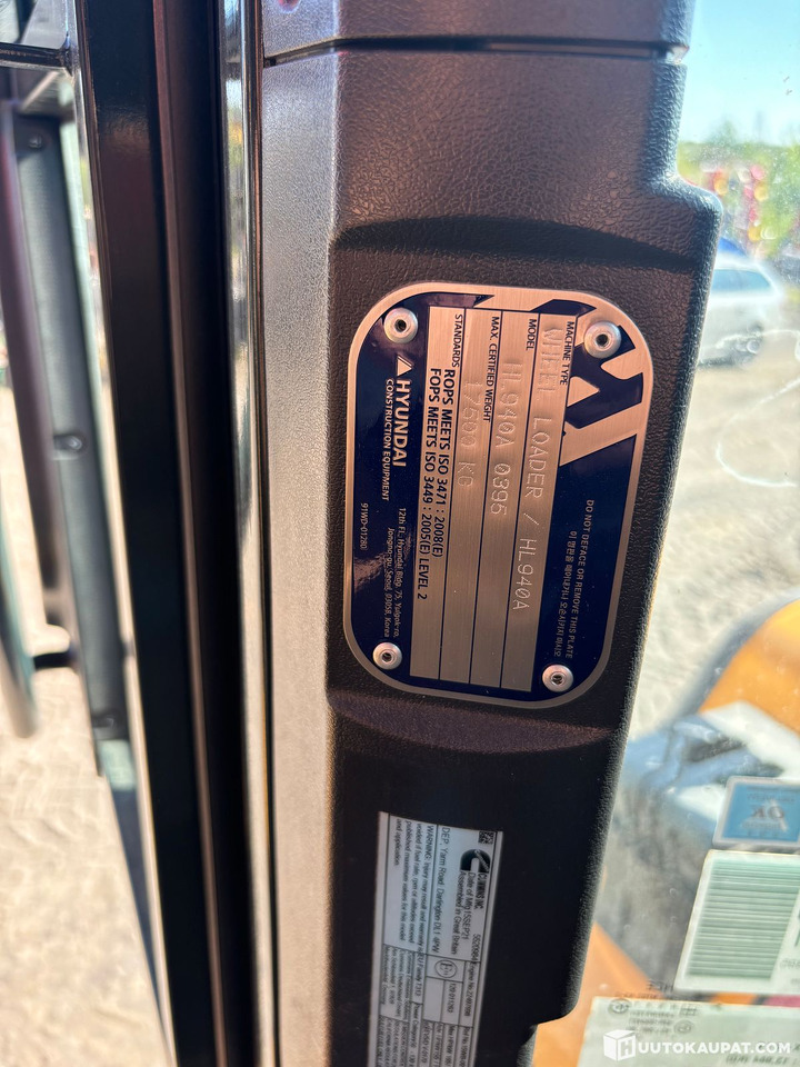 轮式装载机 Hyundai HL 940 wheel loader 2023 — released from demo use., Kempele：图38