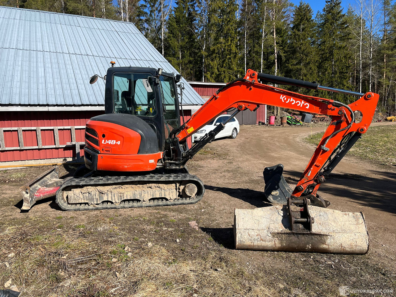 Kubota 48-4, kaivinkone kahdella kauhalla, 2015, Kouvola - 小型挖掘机:图1 Kubota 48-4, kaivinkone kahdella kauhalla, 2015, Kouvola - 小型挖掘机:图1