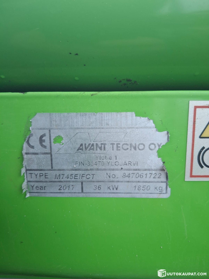 Mini loader Avant 745, 2017, 3,383 h, Nurmijärvi - 紧凑型装载机:图2 Mini loader Avant 745, 2017, 3,383 h, Nurmijärvi - 紧凑型装载机:图2