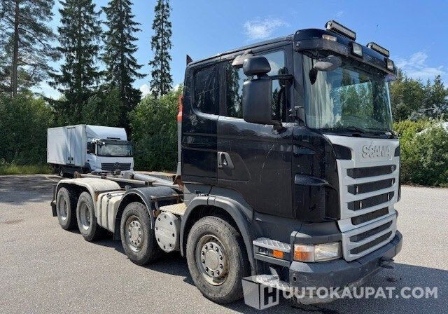 Scania R500 V8, Koukkulavakuorma-auto, 2010, Nakkila - 吊钩升降车:图2 Scania R500 V8, Koukkulavakuorma-auto, 2010, Nakkila - 吊钩升降车:图2