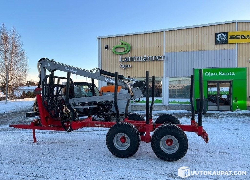Weimer WE 6700 WE 10 forestry trailer package, 2016, Ylivieska - 林业拖车:图1 Weimer WE 6700 WE 10 forestry trailer package, 2016, Ylivieska - 林业拖车:图1