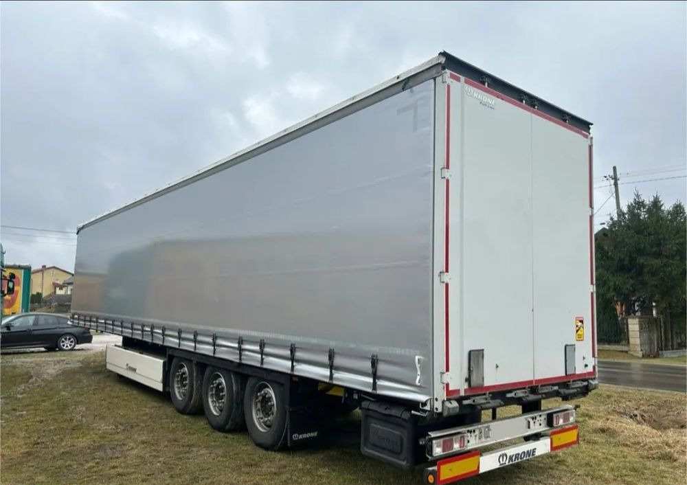 Krone STANDARD NAUKA JAZDY 2x podnoszona oś 2021 podnoszona oś OPONY 70% / STAN BARDZO DOBRY / OD PIERWSZEGO WŁAŚCICIELA / PALECIARA / TOP / sprowadzona z Niemiec !! - 侧帘半拖车:图3 Krone STANDARD NAUKA JAZDY 2x podnoszona oś 2021 podnoszona oś OPONY 70% / STAN BARDZO DOBRY / OD PIERWSZEGO WŁAŚCICIELA / PALECIARA / TOP / sprowadzona z Niemiec !! - 侧帘半拖车:图3