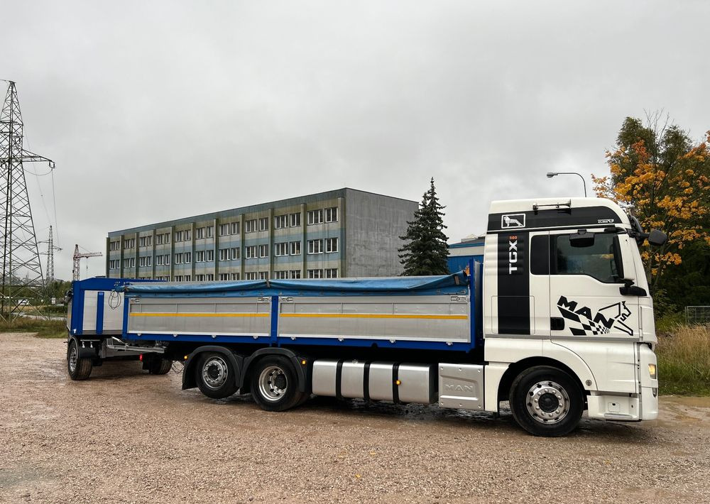 MAN TGX Tandem 1m burty TOP KOMPLET / ALUFELGI / zarejestrowany gotowy do pracy / przyczepa 18t / FULL OPCJA / 26.420 26.460 26.500 26.400 26.440 26.480 26.510 460 500 - 栏板式/ 平板卡车:图2 MAN TGX Tandem 1m burty TOP KOMPLET / ALUFELGI / zarejestrowany gotowy do pracy / przyczepa 18t / FULL OPCJA / 26.420 26.460 26.500 26.400 26.440 26.480 26.510 460 500 - 栏板式/ 平板卡车:图2