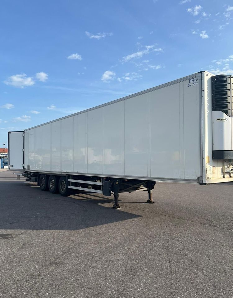 Schmitz Cargobull CARRIER MAXIMA 1300 / WINDA / DOPPEL STOCK / ŚCIANA GRODZIOWA / BELKI / PODNOSZONA OŚ / z Niemiec / TOP STAN 2011/ CARRIER CHŁODNIA CHLODNIA LODÓWKA PODWÓJNY ZAŁADUNEK PIĘTROWA - 冷藏半拖车:图1 Schmitz Cargobull CARRIER MAXIMA 1300 / WINDA / DOPPEL STOCK / ŚCIANA GRODZIOWA / BELKI / PODNOSZONA OŚ / z Niemiec / TOP STAN 2011/ CARRIER CHŁODNIA CHLODNIA LODÓWKA PODWÓJNY ZAŁADUNEK PIĘTROWA - 冷藏半拖车:图1
