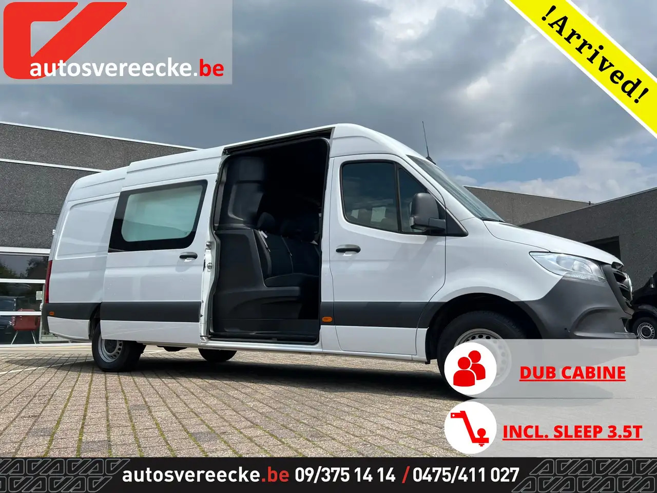 Mercedes-Benz Sprinter 315 L3H2 (36.500€ex) 3.5T SLEEP | DUB CAB 7PL - 康比货车:图1 Mercedes-Benz Sprinter 315 L3H2 (36.500€ex) 3.5T SLEEP | DUB CAB 7PL - 康比货车:图1