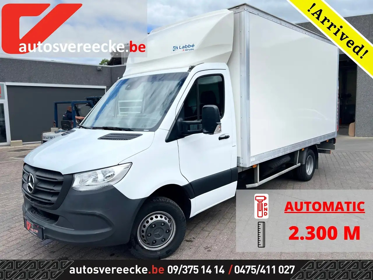 Mercedes-Benz Sprinter 515 KAST+LIFT + SPOILER (36.500ex) 2.300M - 厢式货车:图1 Mercedes-Benz Sprinter 515 KAST+LIFT + SPOILER (36.500ex) 2.300M - 厢式货车:图1