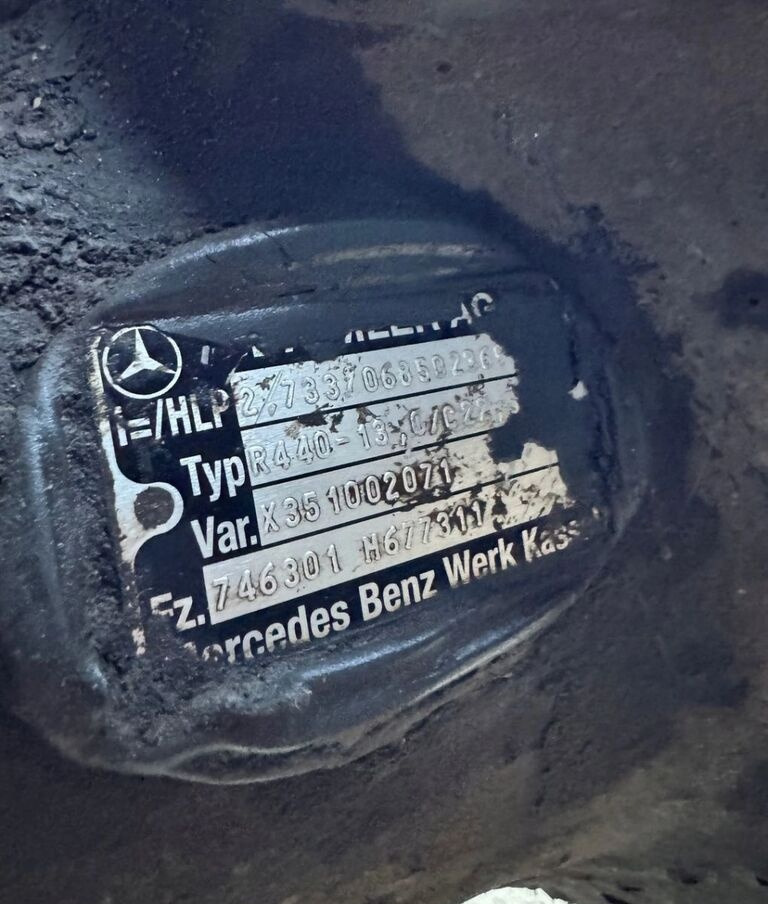 Mercedes-Benz ACTROS MP 4 2,733 R440-13 truck - 后轴 适用于 卡车:图2 Mercedes-Benz ACTROS MP 4 2,733 R440-13 truck - 后轴 适用于 卡车:图2