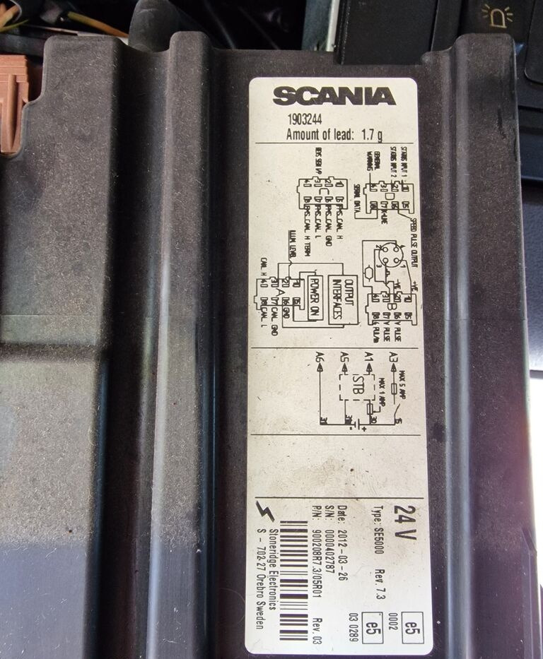 Scania REV 7.3 1903244 Scania REV 7.3 1903244 truck - 行车记录仪 适用于 卡车:图2 Scania REV 7.3 1903244 Scania REV 7.3 1903244 truck - 行车记录仪 适用于 卡车:图2