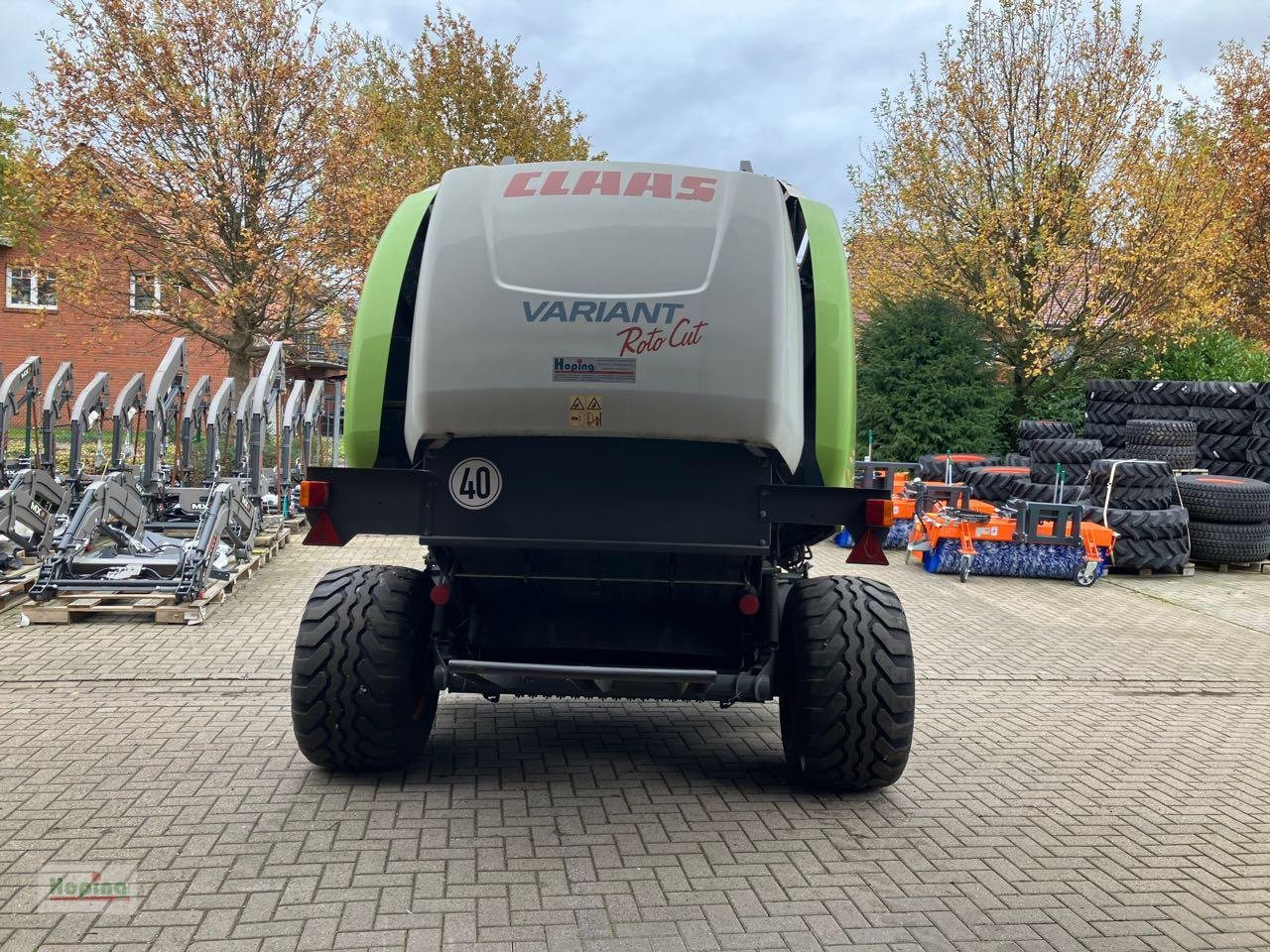 CLAAS Variant 385 - 圆形打包机:图3 CLAAS Variant 385 - 圆形打包机:图3