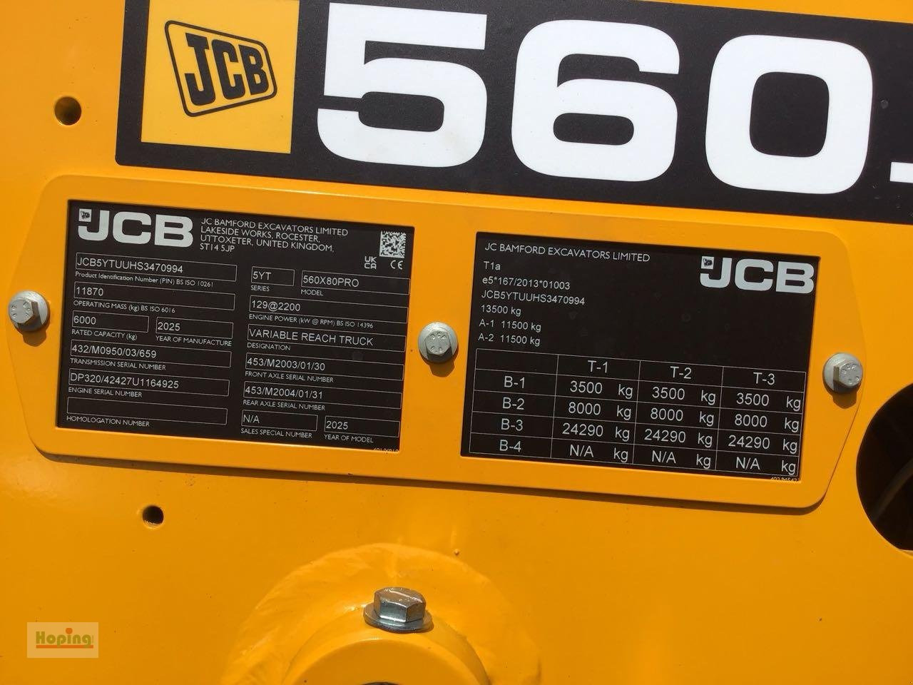 JCB 560-80 AGRI PRO - 伸缩臂叉装车:图5 JCB 560-80 AGRI PRO - 伸缩臂叉装车:图5