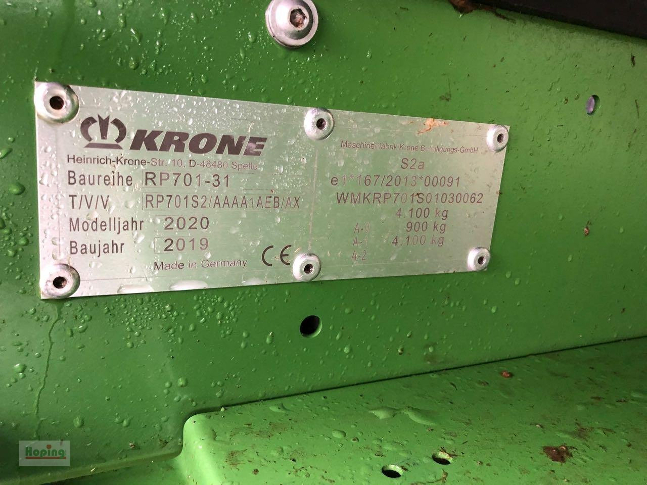 Krone Comprima V 150 XC - 圆形打包机:图3 Krone Comprima V 150 XC - 圆形打包机:图3