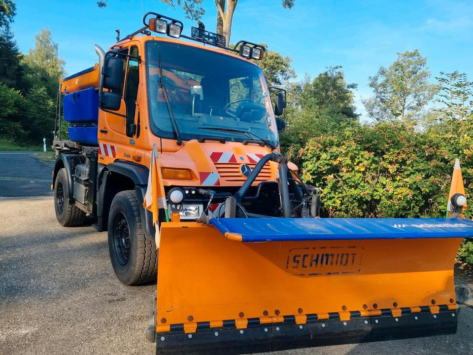 Zu Vermieten! Unimog 405 U400 Winterdienst Schmidt Schneepflug Schneeschild Salzstreuer Leasing Miete - 除雪车:图1 Zu Vermieten! Unimog 405 U400 Winterdienst Schmidt Schneepflug Schneeschild Salzstreuer Leasing Miete - 除雪车:图1