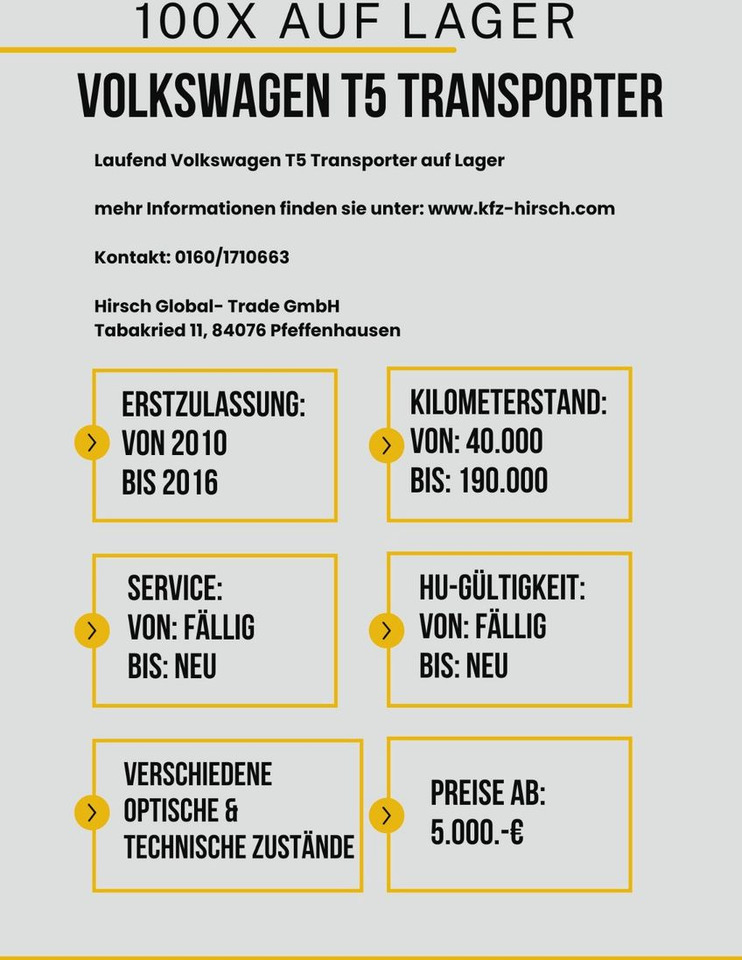 Volkswagen T5 Transporter 2.0TDI EU5*2xSchiebetüre*1.Hand* - 小型客车:图4 Volkswagen T5 Transporter 2.0TDI EU5*2xSchiebetüre*1.Hand* - 小型客车:图4