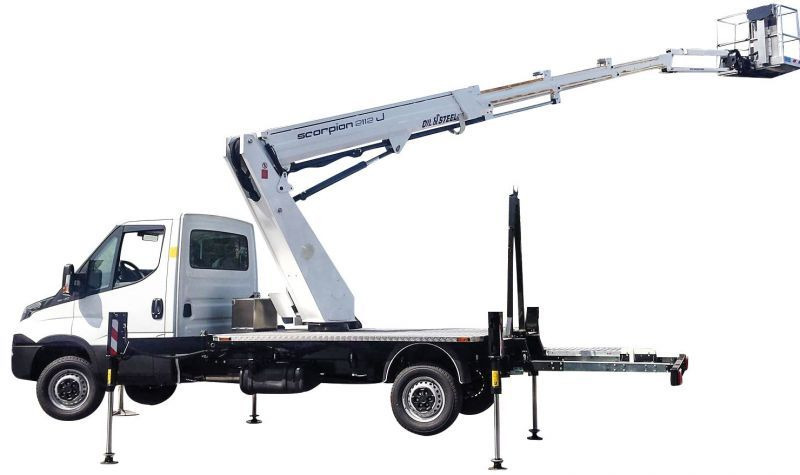 Oil&Steel Scorpion 2112J zamontowany na Nissan Cabstar - 车载空中平台:图1 Oil&Steel Scorpion 2112J zamontowany na Nissan Cabstar - 车载空中平台:图1