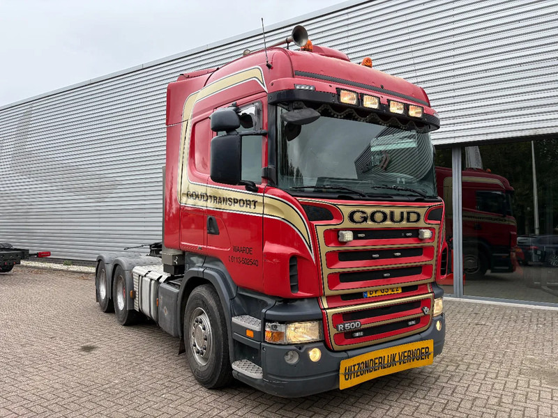 Scania R500 V8 / 6x4 / HANDGESCHAKELD / SCHUIFSCHOTEL / HYDRAULIEK / RETARDER / - 牵引车:图1 Scania R500 V8 / 6x4 / HANDGESCHAKELD / SCHUIFSCHOTEL / HYDRAULIEK / RETARDER / - 牵引车:图1