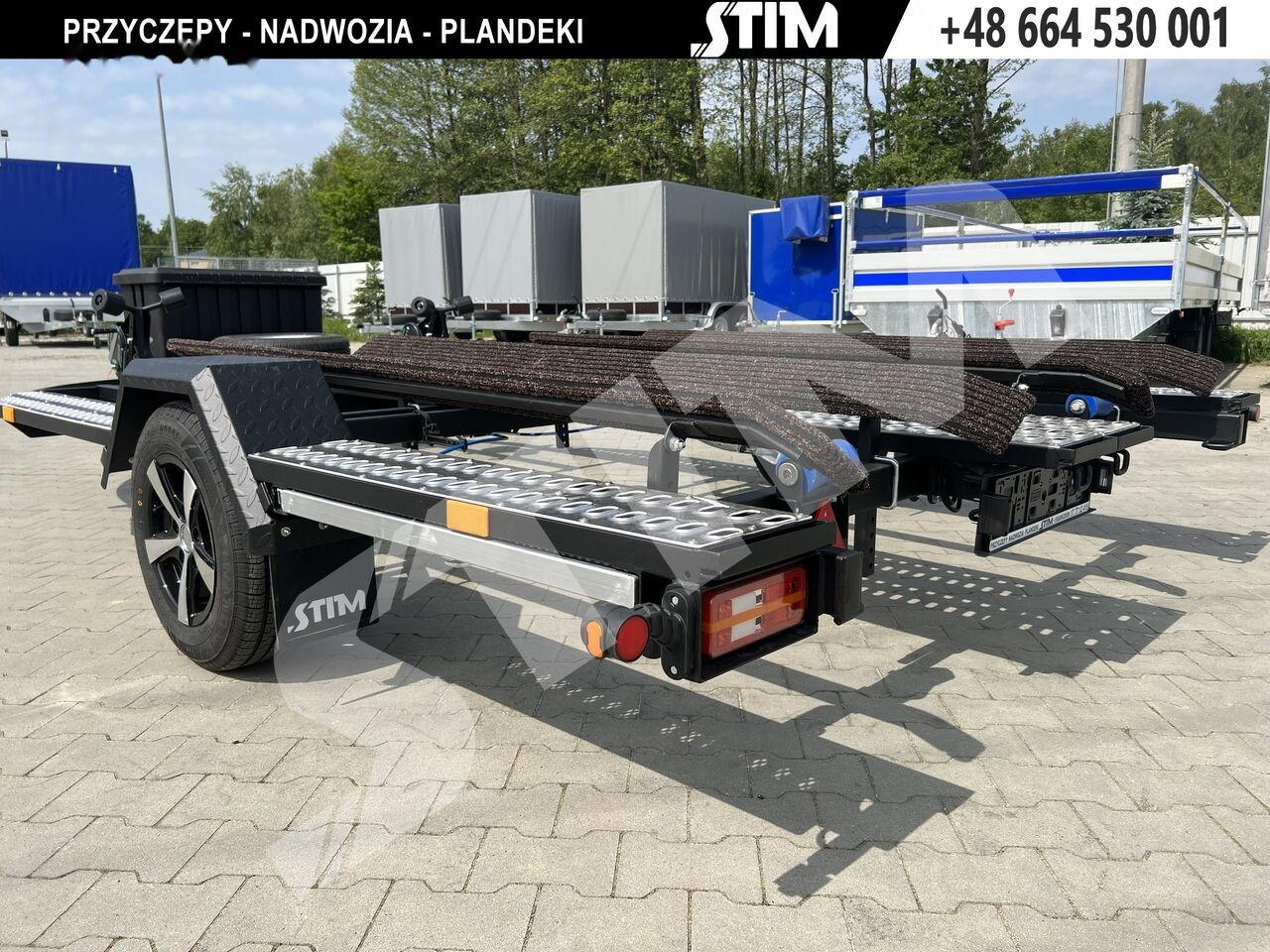 新的 船拖车 Stim L21-SWQ/1300 vr. B 2x skuter lub 2 x quad lub skuter i quad：图13