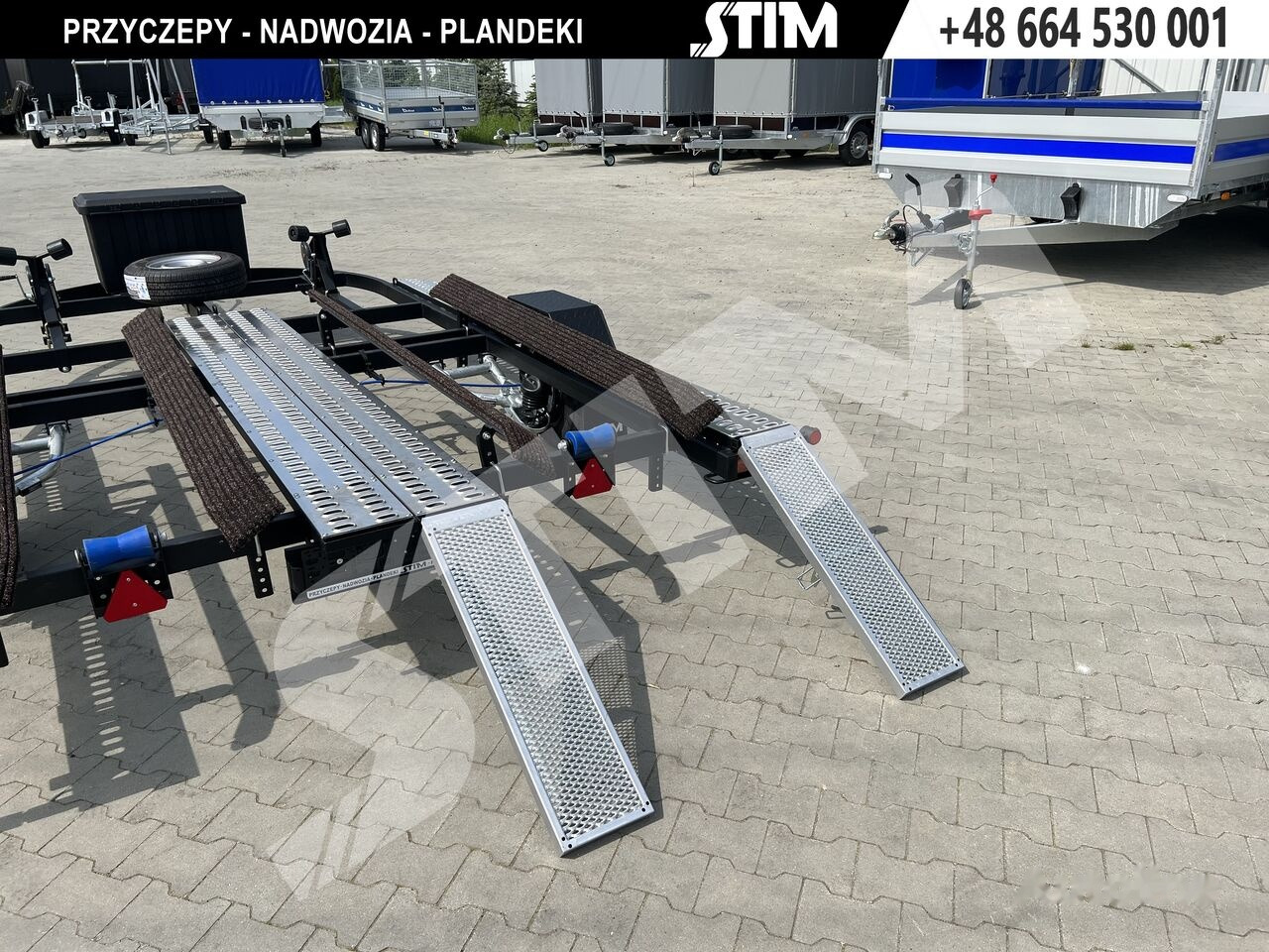 新的 船拖车 Stim L21-SWQ/1300 vr. B 2x skuter lub 2 x quad lub skuter i quad：图19