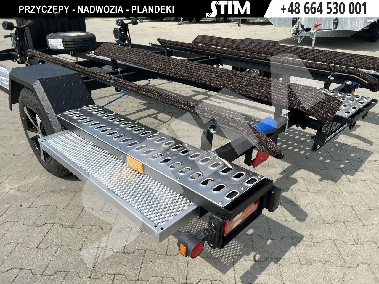 新的 船拖车 Stim L21-SWQ/1300 vr. B 2x skuter lub 2 x quad lub skuter i quad：图18