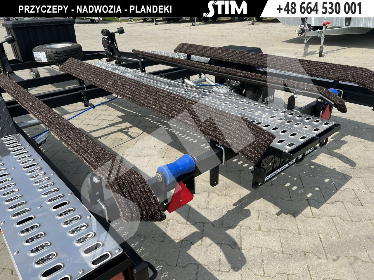 新的 船拖车 Stim L21-SWQ/1300 vr. B 2x skuter lub 2 x quad lub skuter i quad：图14