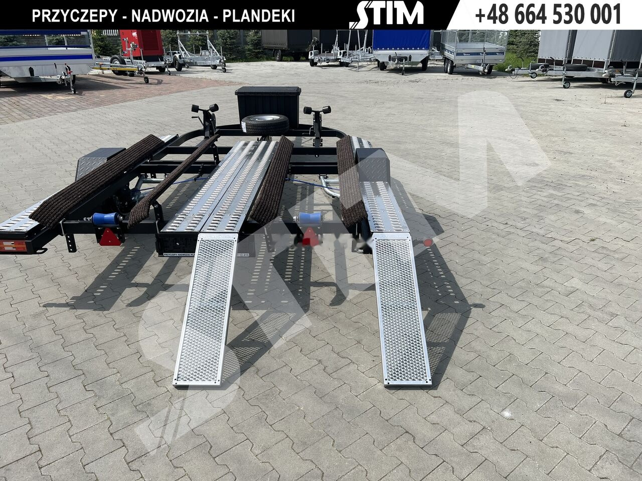 新的 船拖车 Stim L21-SWQ/1300 vr. B 2x skuter lub 2 x quad lub skuter i quad：图20