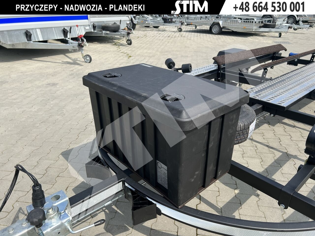 新的 船拖车 Stim L21-SWQ/1300 vr. B 2x skuter lub 2 x quad lub skuter i quad：图10