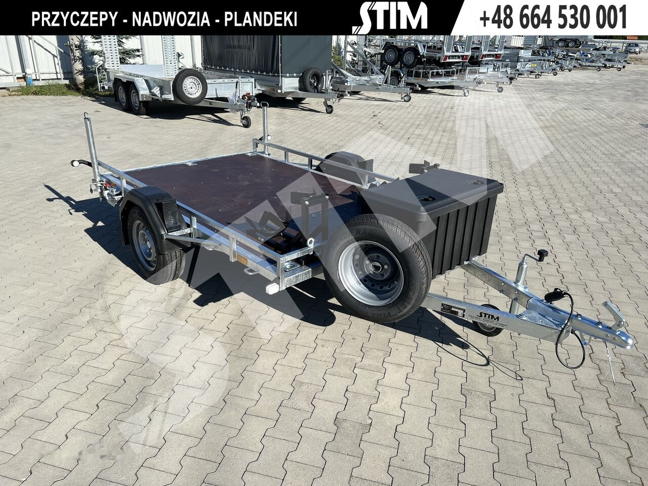 Stim S11-075/2616 Przyczpa pod 2 motocykle - 摩托车拖车:图1 Stim S11-075/2616 Przyczpa pod 2 motocykle - 摩托车拖车:图1