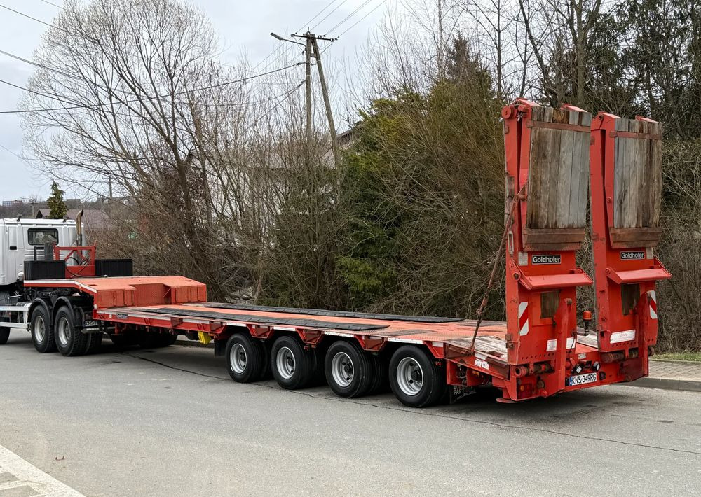 Goldhofer Naczepa Niskopodłogowa Goldhofer * 4 Osie * Bardzo Dobry Stan *Niskopodwozie - 低装载半拖车:图1 Goldhofer Naczepa Niskopodłogowa Goldhofer * 4 Osie * Bardzo Dobry Stan *Niskopodwozie - 低装载半拖车:图1