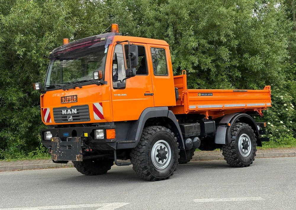 MAN * MAN 10-220 * Kiper Wywrotka Meiller * 4x4 * Zimowe Utrzymanie * Unimog * - 翻斗车:图2 MAN * MAN 10-220 * Kiper Wywrotka Meiller * 4x4 * Zimowe Utrzymanie * Unimog * - 翻斗车:图2