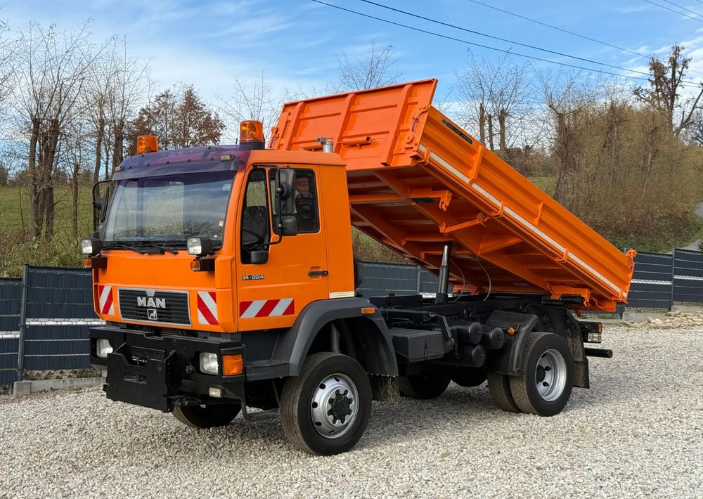 MAN * MAN 14-220 * Kiper Wywrotka Meiller * 4x4 * Zimowe Utrzymanie * Unimog * - 翻斗车:图1 MAN * MAN 14-220 * Kiper Wywrotka Meiller * 4x4 * Zimowe Utrzymanie * Unimog * - 翻斗车:图1