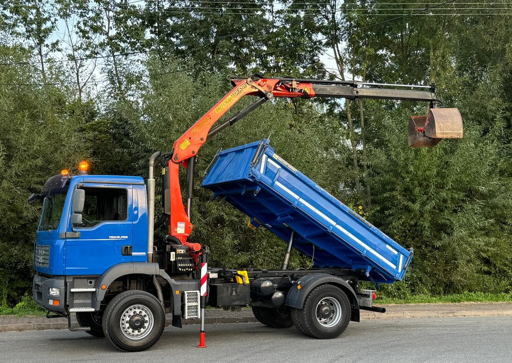 翻斗车 MAN * MAN 18 280 * KIPER WYWROTKA * 4x4 * HDS Palfinger  120 STAN BARDZO DOBRY * Sprowadzony：图19