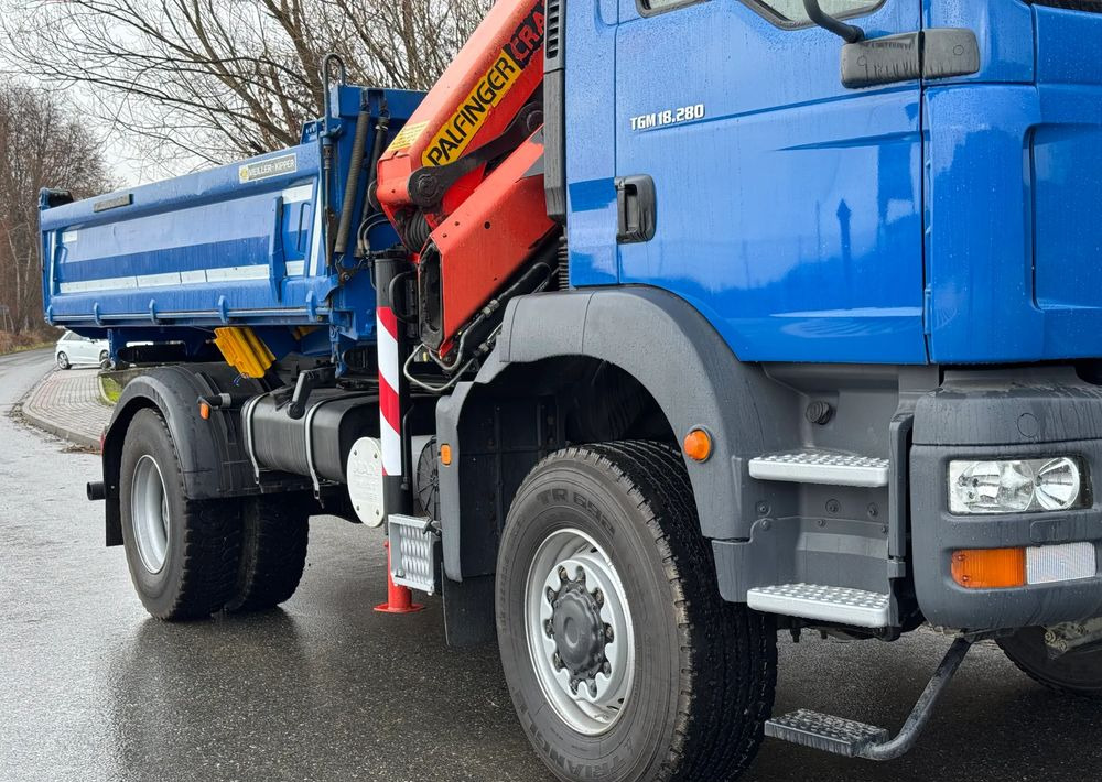 MAN * MAN 18 280 * Kiper Wywrotka * 4x4 * HDS Palfinger 120 STAN BARDZO DOBRY * Sprowadzony - 翻斗车:图5 MAN * MAN 18 280 * Kiper Wywrotka * 4x4 * HDS Palfinger 120 STAN BARDZO DOBRY * Sprowadzony - 翻斗车:图5