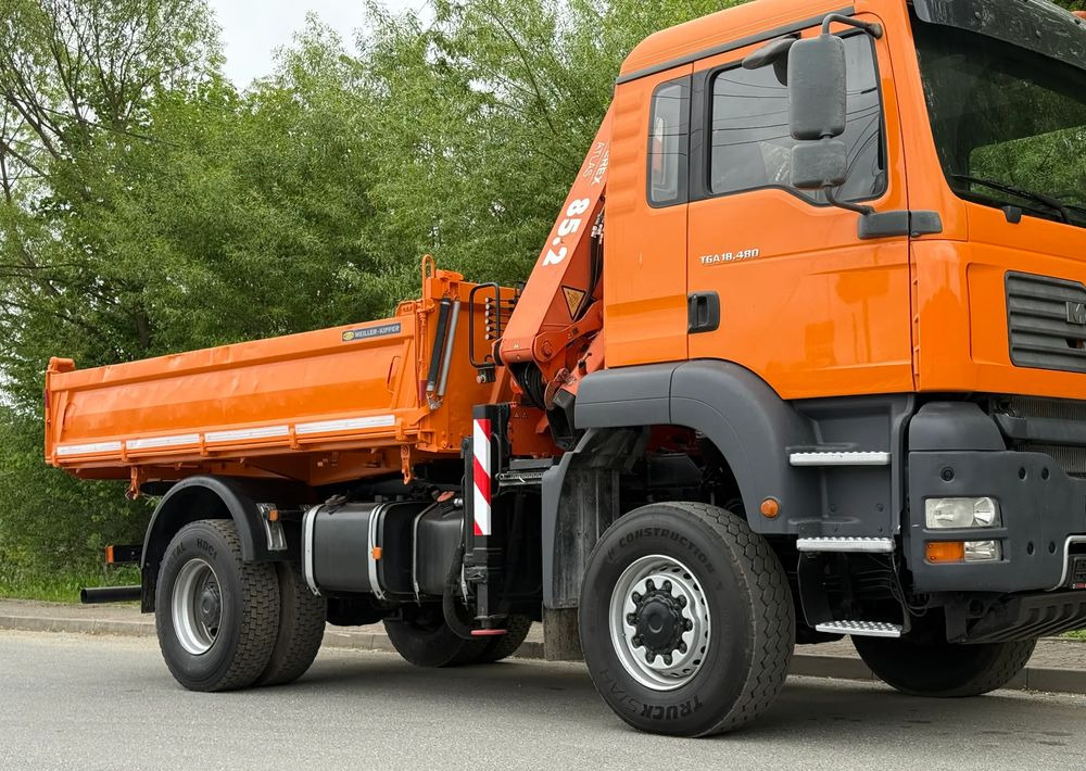 MAN * MAN 18 480 * KIPER WYWROTKA * 4x4 * HDS ATLAS 85* STAN BARDZO DOBRY * Sprowadzony - 翻斗车:图5 MAN * MAN 18 480 * KIPER WYWROTKA * 4x4 * HDS ATLAS 85* STAN BARDZO DOBRY * Sprowadzony - 翻斗车:图5