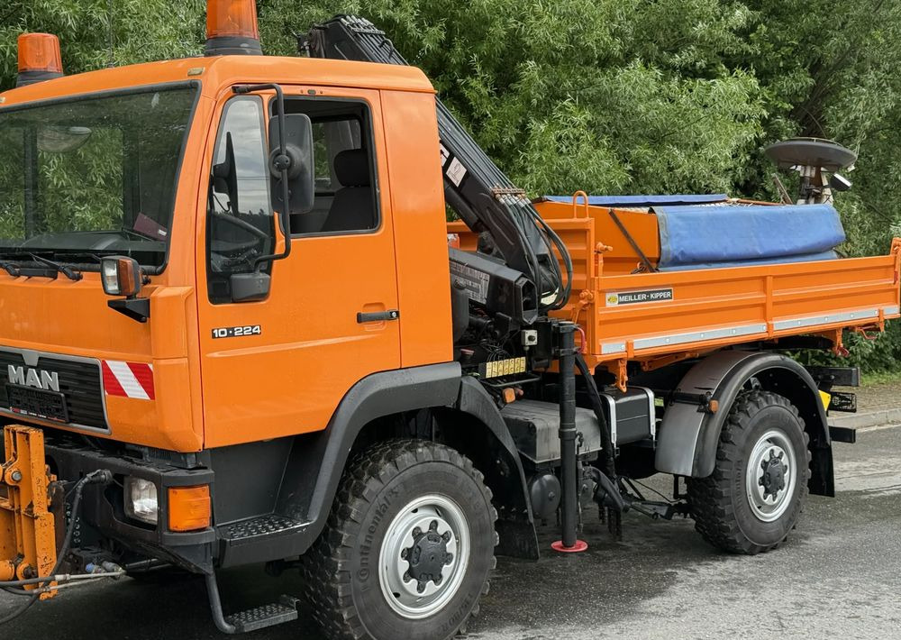 MAN * MAN LE 10.220 *Kiper Wywrotka * 4x4 * Pług Piaskarka * Zimowe Utrzymanie * Sprowadzony * HDS MKG * - 翻斗车:图3 MAN * MAN LE 10.220 *Kiper Wywrotka * 4x4 * Pług Piaskarka * Zimowe Utrzymanie * Sprowadzony * HDS MKG * - 翻斗车:图3