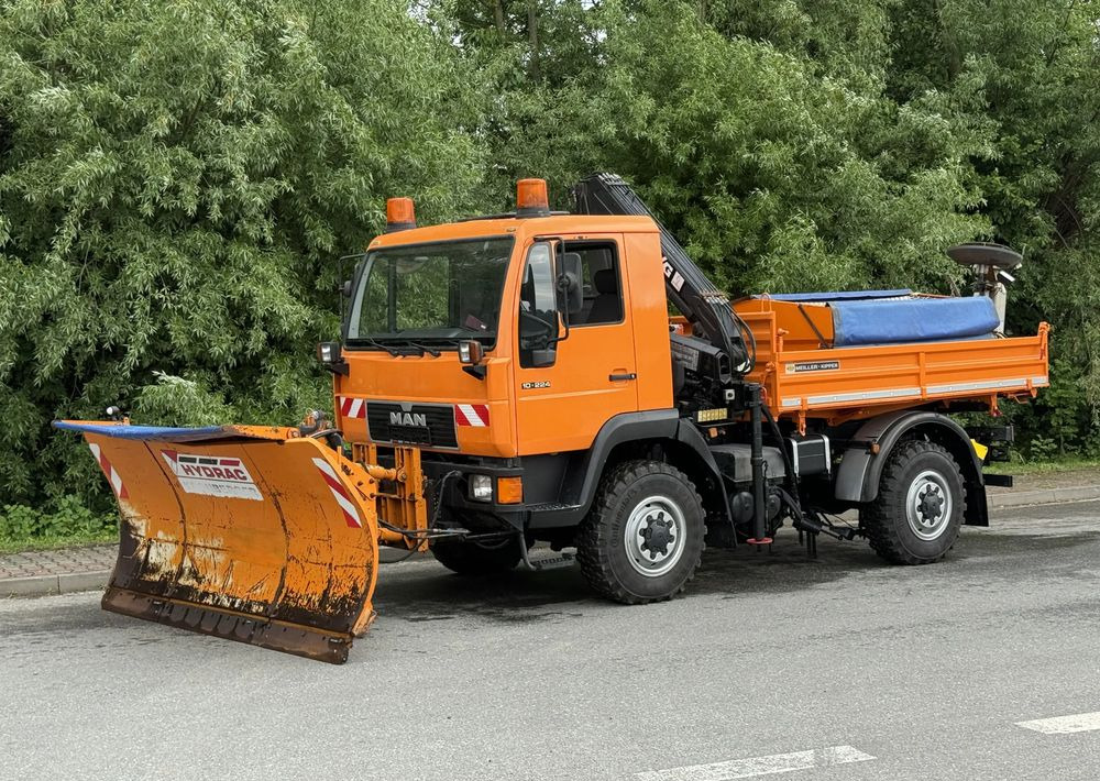 MAN * MAN LE 10.220 *Kiper Wywrotka * 4x4 * Pług Piaskarka * Zimowe Utrzymanie * Sprowadzony * HDS MKG * - 翻斗车:图2 MAN * MAN LE 10.220 *Kiper Wywrotka * 4x4 * Pług Piaskarka * Zimowe Utrzymanie * Sprowadzony * HDS MKG * - 翻斗车:图2