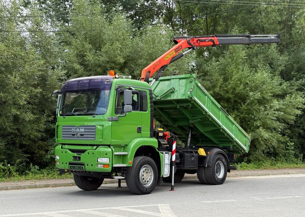 MAN * MAN TGA 18-360 * Kiper Wywrotka * 4x2 * Kran Palfinger PK 9501 Sprowadzony - 翻斗车:图1 MAN * MAN TGA 18-360 * Kiper Wywrotka * 4x2 * Kran Palfinger PK 9501 Sprowadzony - 翻斗车:图1