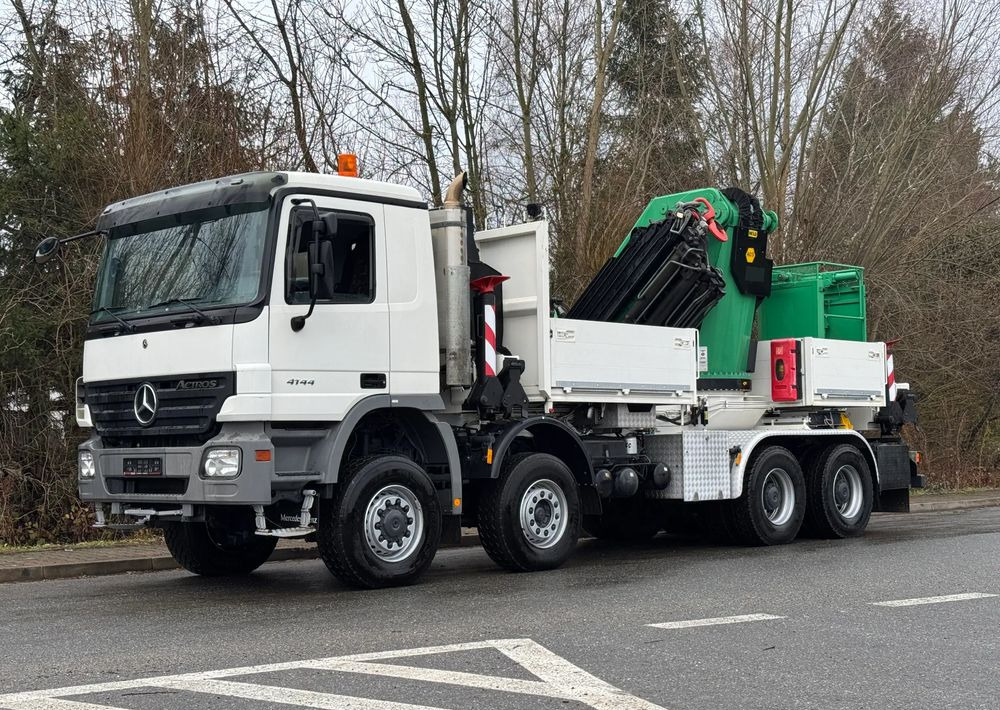 Mercedes-Benz * HDS Palfinger 150002 + FLY JIB PJ 170 * Mercedes Actros 8x6 * Dźwig * 40 TON * Wyciągarka * 35 Metrów * Kosz * - 起重车:图1 Mercedes-Benz * HDS Palfinger 150002 + FLY JIB PJ 170 * Mercedes Actros 8x6 * Dźwig * 40 TON * Wyciągarka * 35 Metrów * Kosz * - 起重车:图1