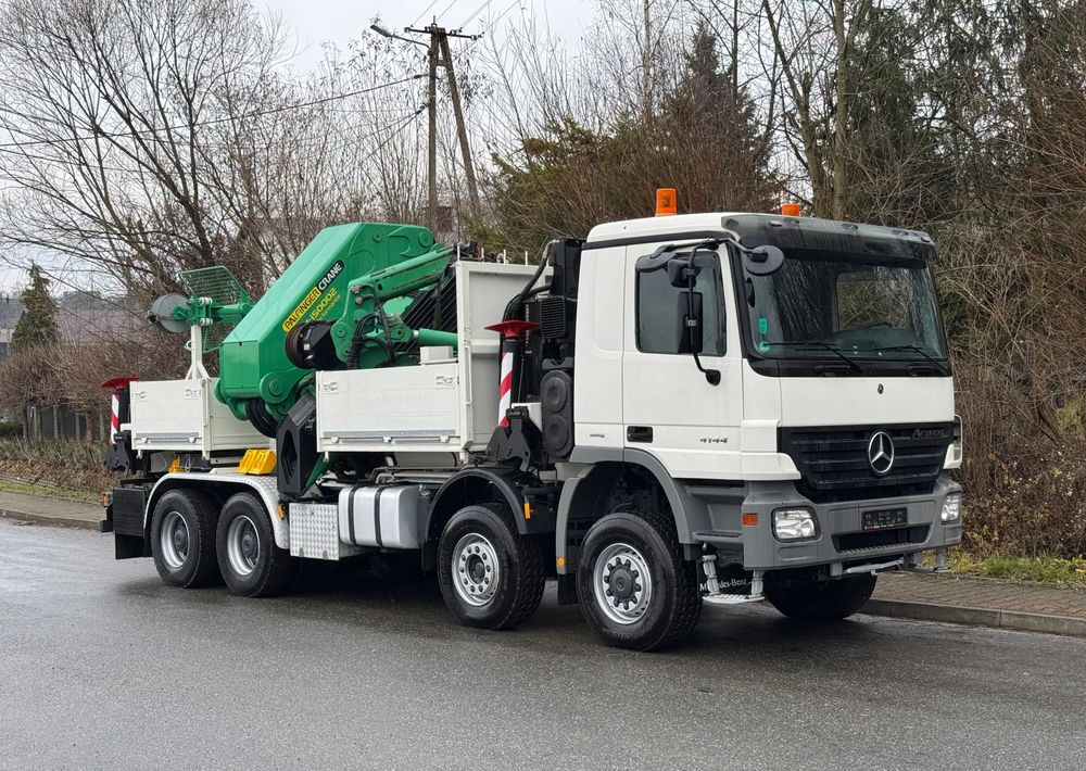 Mercedes-Benz * Mercedes 8x6 Actros 4144 * HDS Palfinger 150002 + FLY JIB PJ 170 * Dźwig * 40 TON * Wyciągarka * 35 Metrów * Kosz * - 起重车:图1 Mercedes-Benz * Mercedes 8x6 Actros 4144 * HDS Palfinger 150002 + FLY JIB PJ 170 * Dźwig * 40 TON * Wyciągarka * 35 Metrów * Kosz * - 起重车:图1