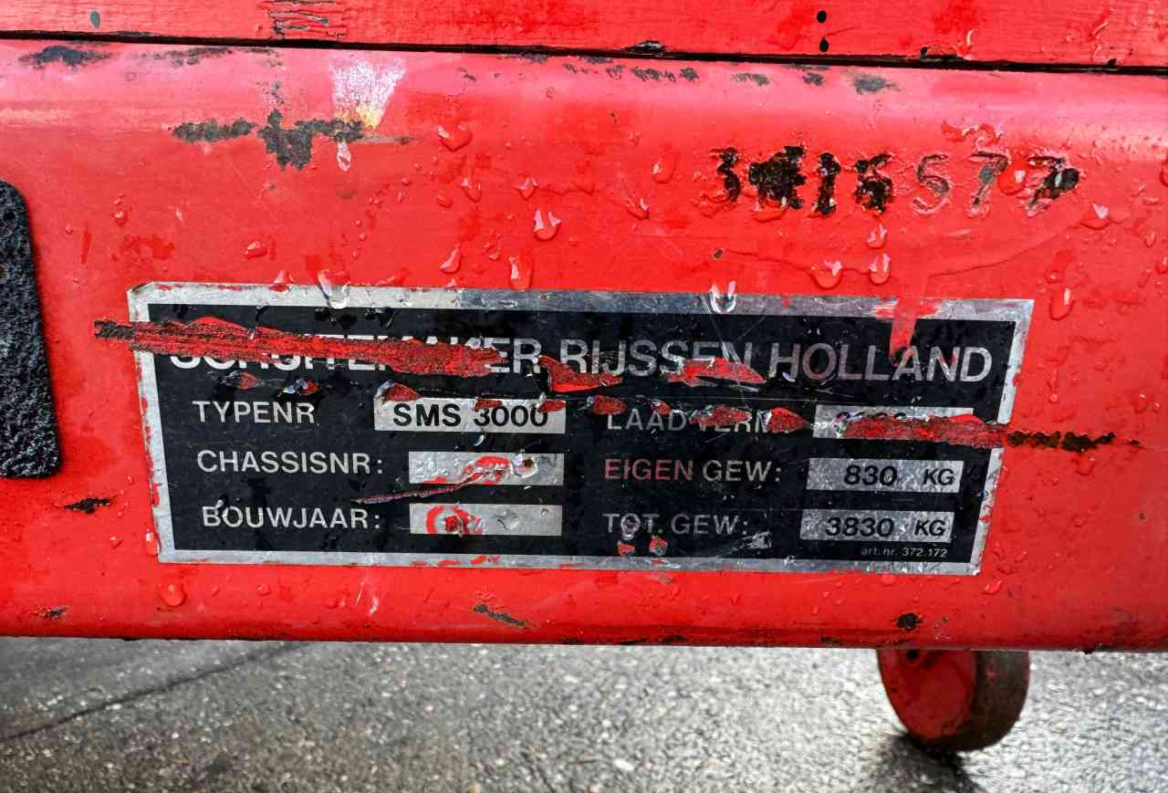 Schuitemaker SMS 3000 mestverspreider *Verkocht/sold* - 撒肥机:图5 Schuitemaker SMS 3000 mestverspreider *Verkocht/sold* - 撒肥机:图5